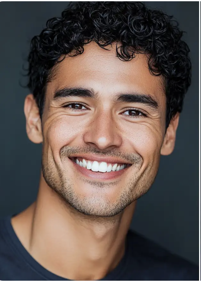 Before Buzz Cut - Original Hairstyle