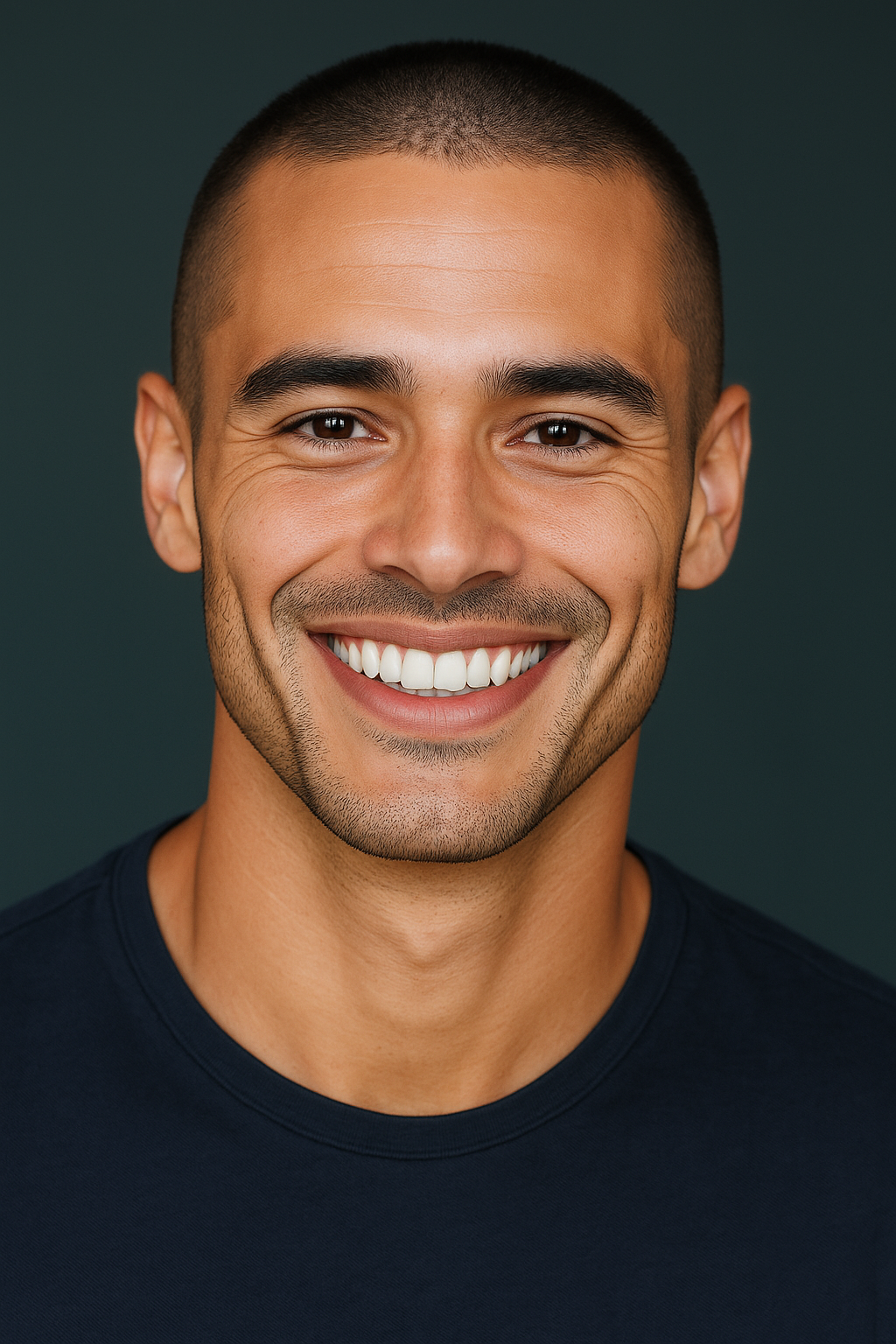 After Buzz Cut Filter - Virtual Buzz Cut Result